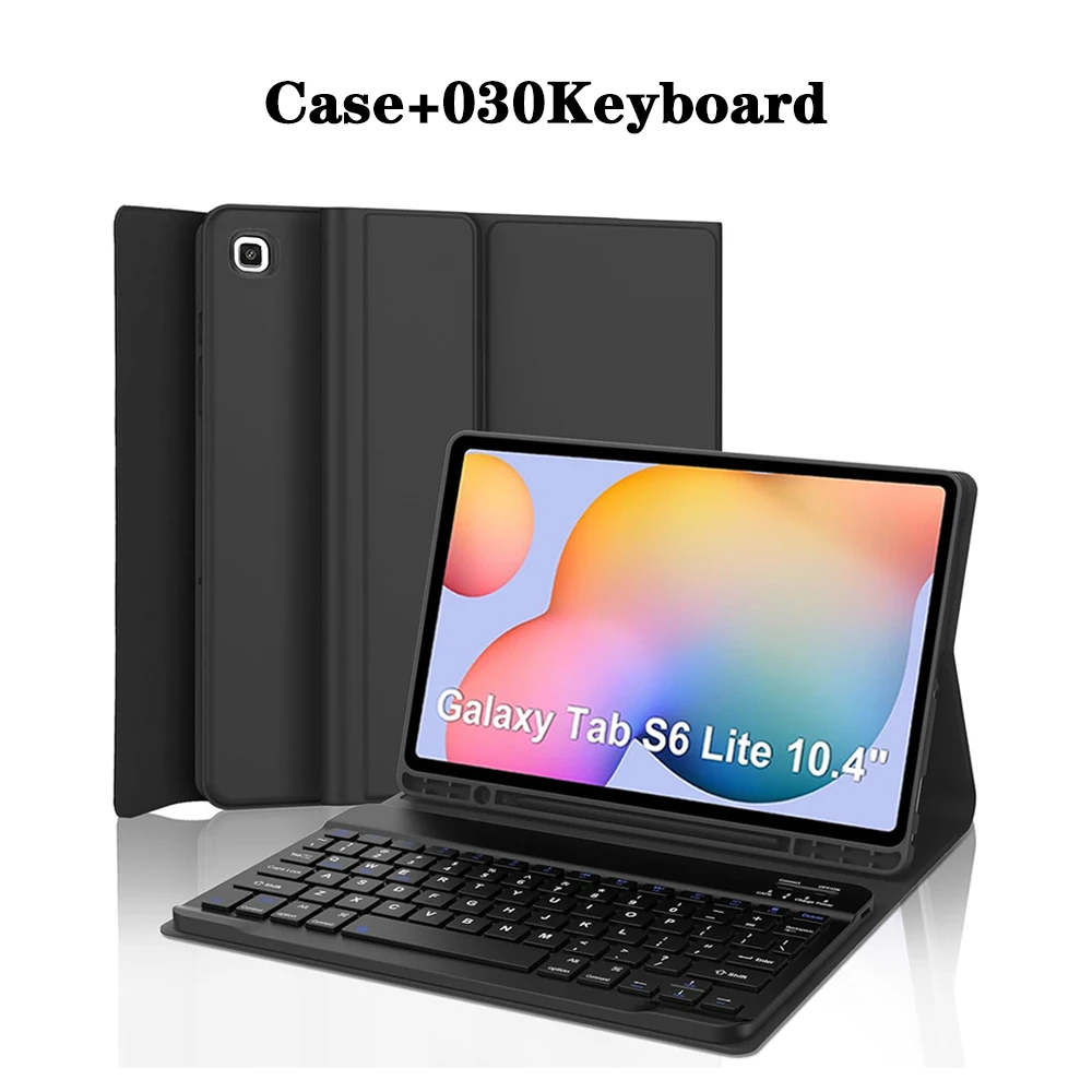Premium Tablet Case and Keyboard Cover with Pencil Holder, 10.4-Inch
