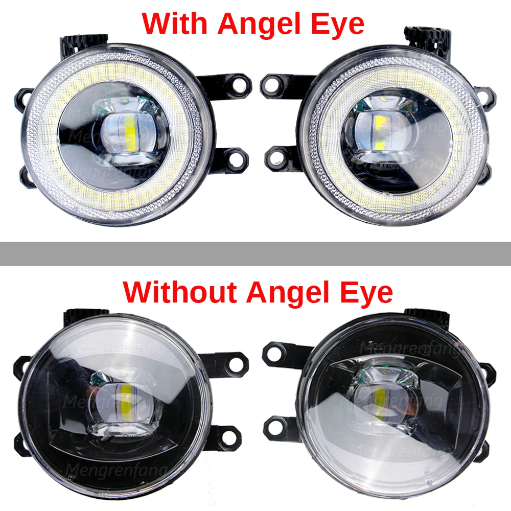 2 Pieces 30W Car Angel Eye LED Fog Light Daylight DRL H11 For Toyota Wish (AE20) II 2009 2010 2011 2012 2013 2014 2015 2016 2017