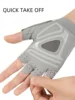 Half Finger Cycling Gloves Anti-slip Breathable Shockproof Wear-resistant Outdoor Fitness Boxing Running Unisex Gloves 4