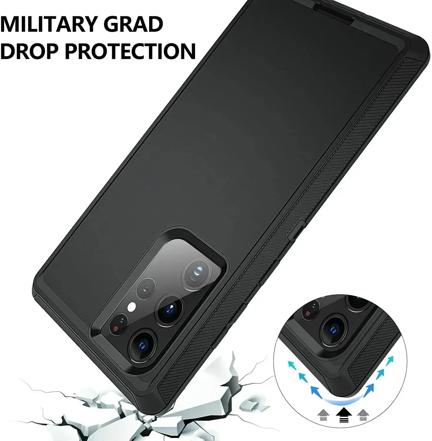 Coque Armor Otter X Box pour Samsung Galaxy A55 S23 S22 S21 S20 S24 Ultra S10 S8 S9 Note 20 10 Coque Armor antichoc robuste_voghion.com