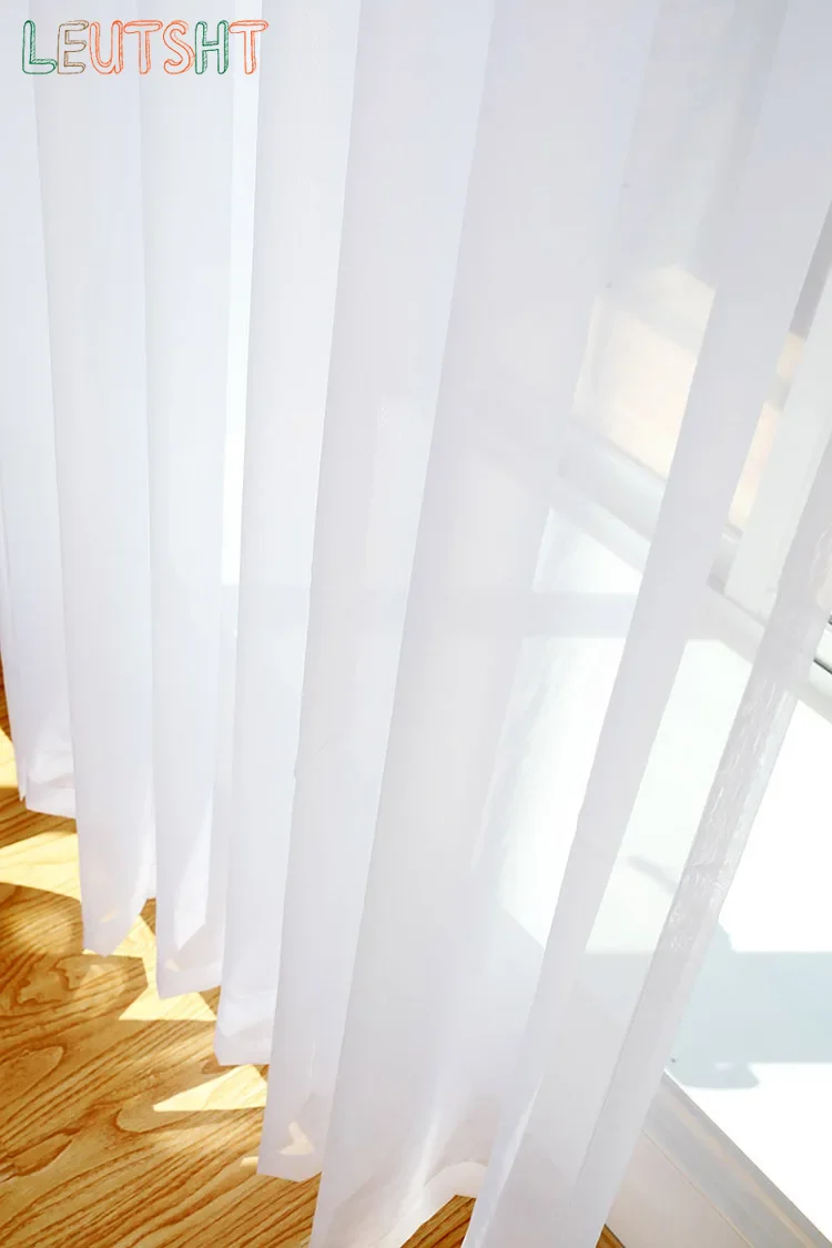 Custom White Sheer Curtains 6