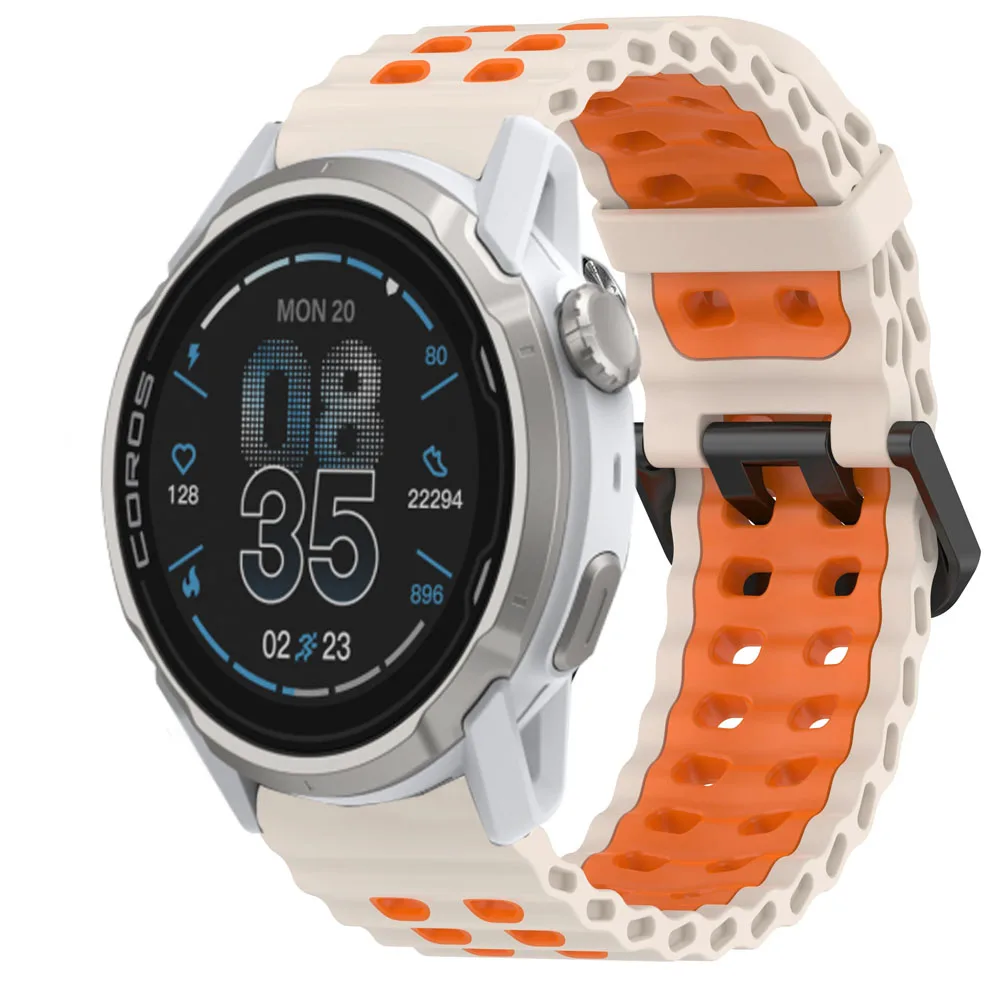 Premium 22mm Ocean Silicone Sport Wristband