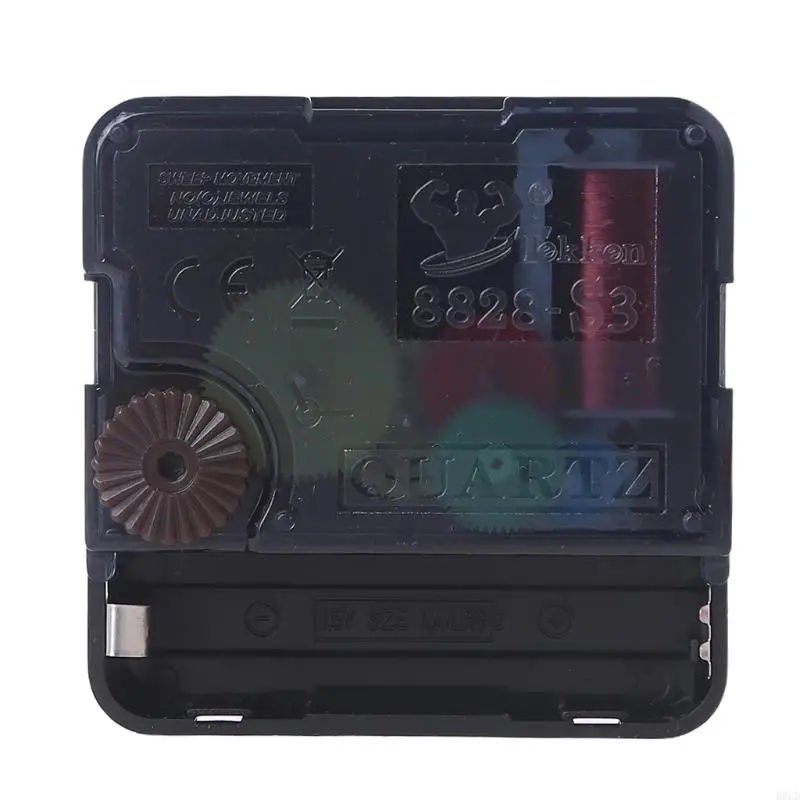 DIY Wall Clock Movement Mechanism Hands Long Shaft Battery Operated Repair Parts Silent Replacement Set D0LD