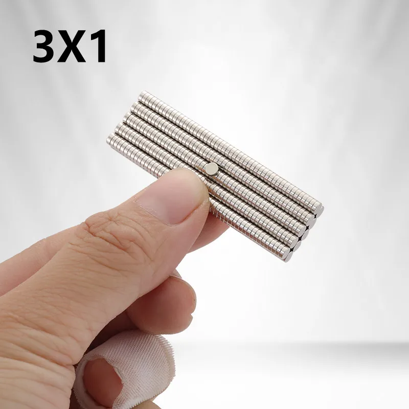 Small Round NdFeB Neodymium Magnet Powerful Rare Earth Permanent Jewelry Magnets for DIY 1*1 2*1 3*1 4*1 5*1 6*1 3X2 2X2 4X2