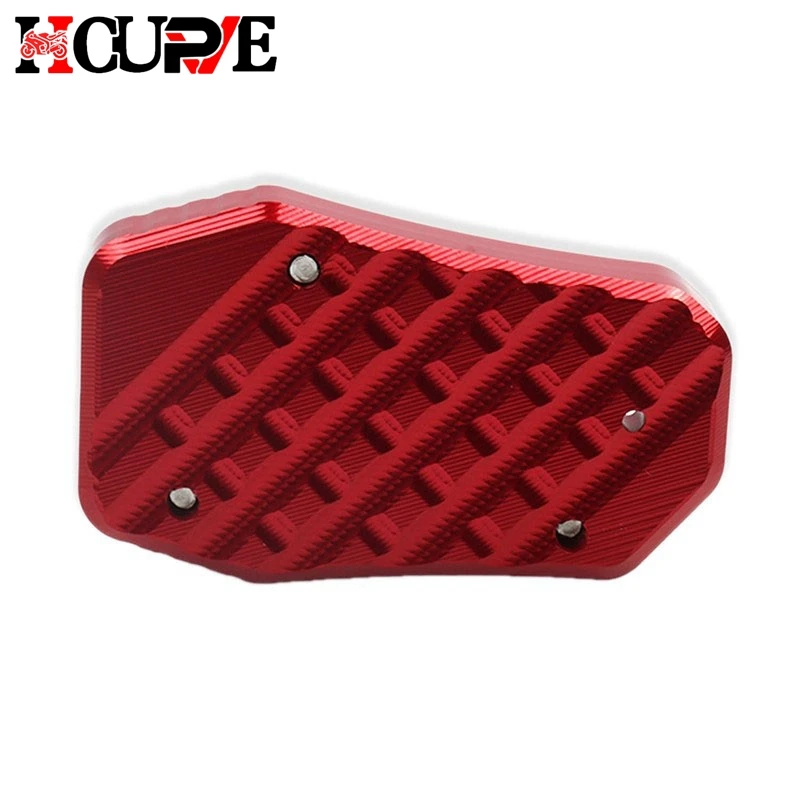 Motorcycle CNC Kickstand Extension Pad Support Plate Enlarge Foot Side Stand