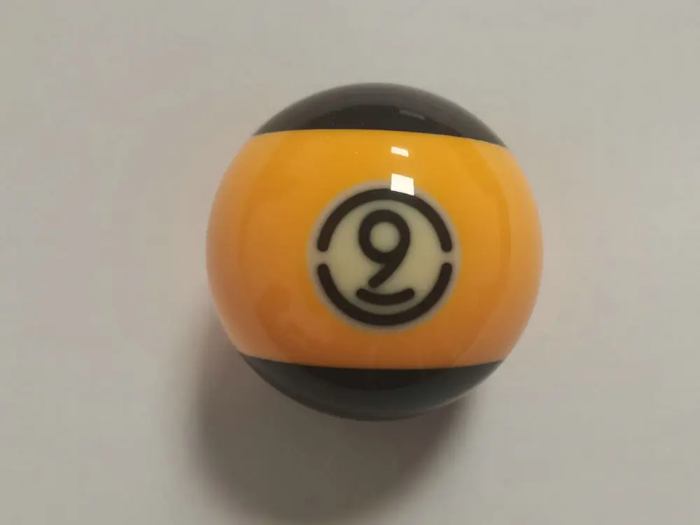ビリヤード　ボール　ブラック ブラックkingkongTVビリヤードプールボール標準サイズ2-1/4