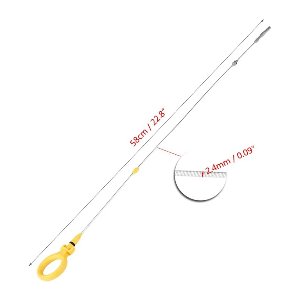 Oil Dipstick 06D115611B Suitable for 2005-2009 Audi A4 2.0T 1 pcs for 2005-2008 Audi A4 Quattro Base 3.2L