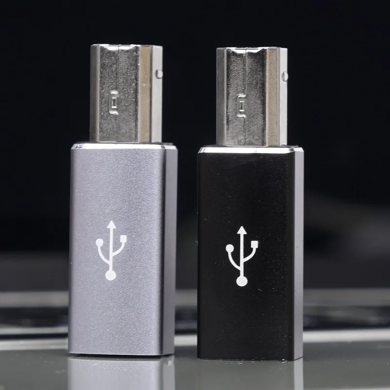 여성 USB C-남성 USB B 어댑터 유형 C-프린터 용 MIDI 변환기 Eectric 피아노 신디사이저 마이크 노트북 어댑터