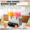 VEVOR 18L 1 2 3 Tanks Commercial Beverage Dispenser Ice Tea Drink Machine for Cold Drink Restaurant Hotel Party 2