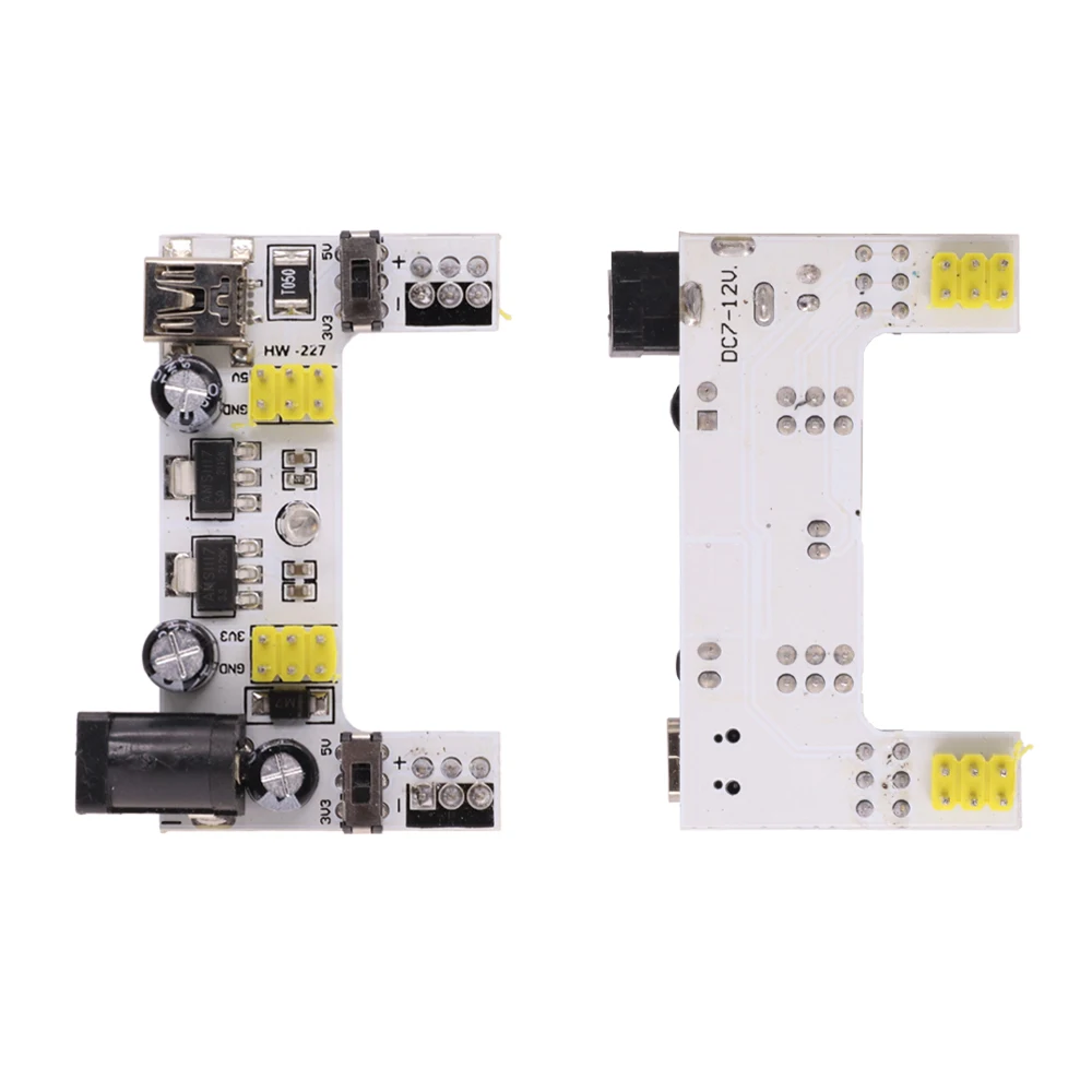 Breadboard Power Supply Module Mini Micro USB 2 Way 3.3V 5V MB-102 Solderless