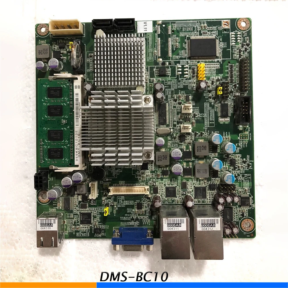 Industrial Motherboard For ADHNTECH 19AKBC1002 DMS BC10 REV A1 Dual Network Port