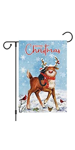Merry Christmas Garden Flag