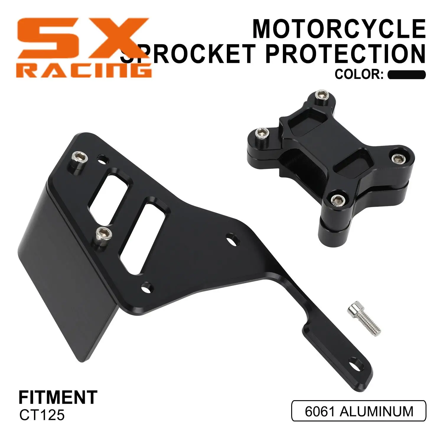 

Motorcycle Accessories Bracket Sprocket Support Chain wheel protection 6061-T6 Aluminum Alloy For Honda CT125 CT 125 Durable