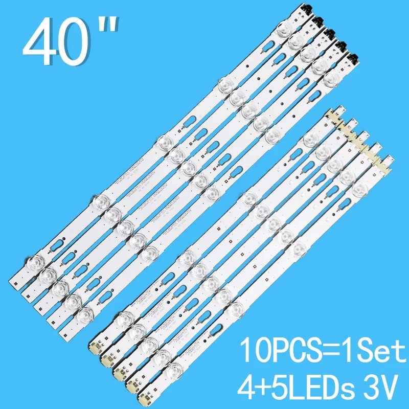 LED Backlight Strip for UE40JU6100 UE40JU6500 UE40MU6000 UE40MU6125 UE40KU6100 UE40KU6000 UE40JU6400 BN96-34791A 34792A for 40 tv ue40ku6100 ue40mu6000 ue40mu6120 ue40ju6000 ue40ju6500 v5du 400dca r1 v5du 400dcb r1 bn96 34791a 34792a lm41 00120r