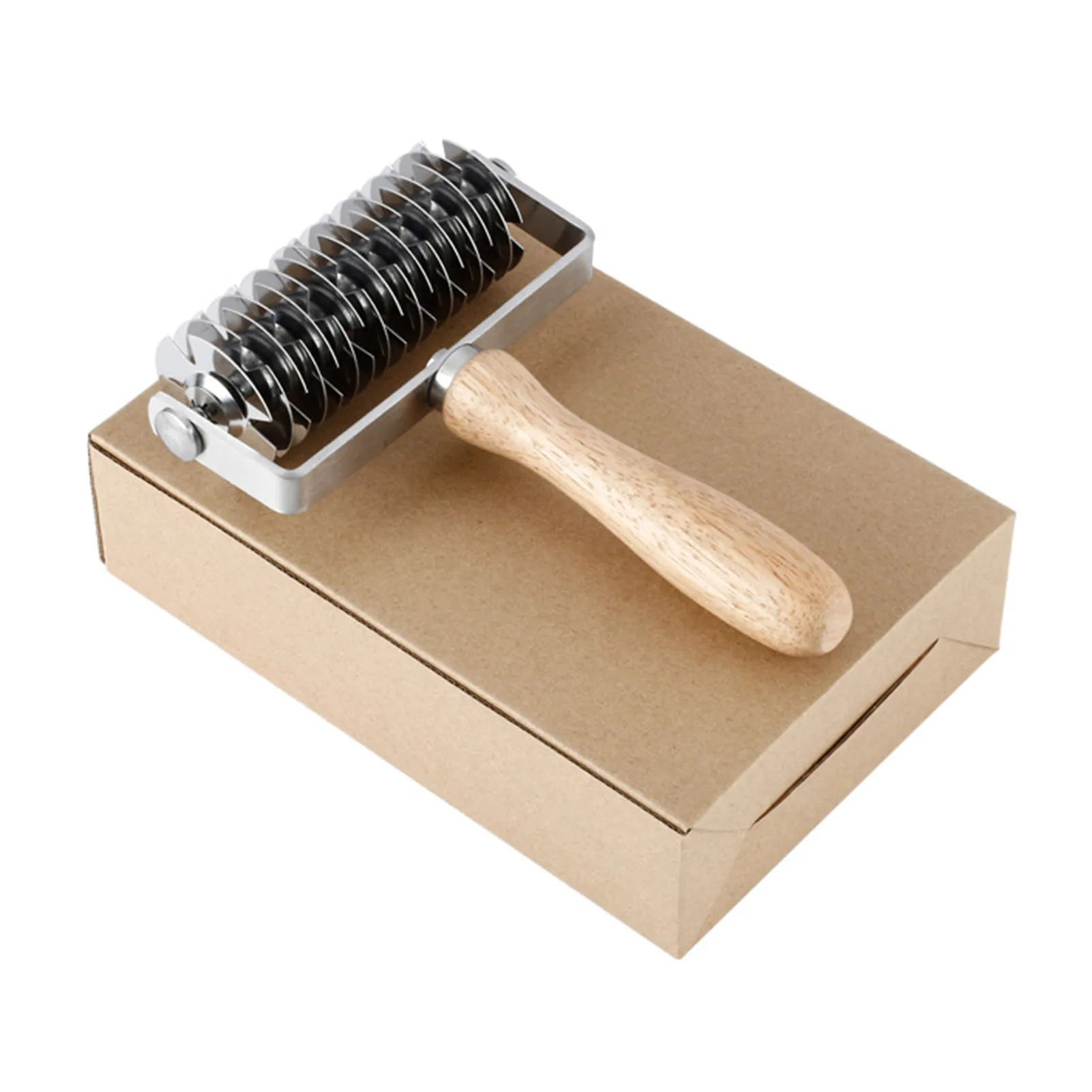 

Kitchen Pizza Pastry Lattice Roller Non-slip and Easy to Use Cutter for Kitchen Pie Pizza Biscuits