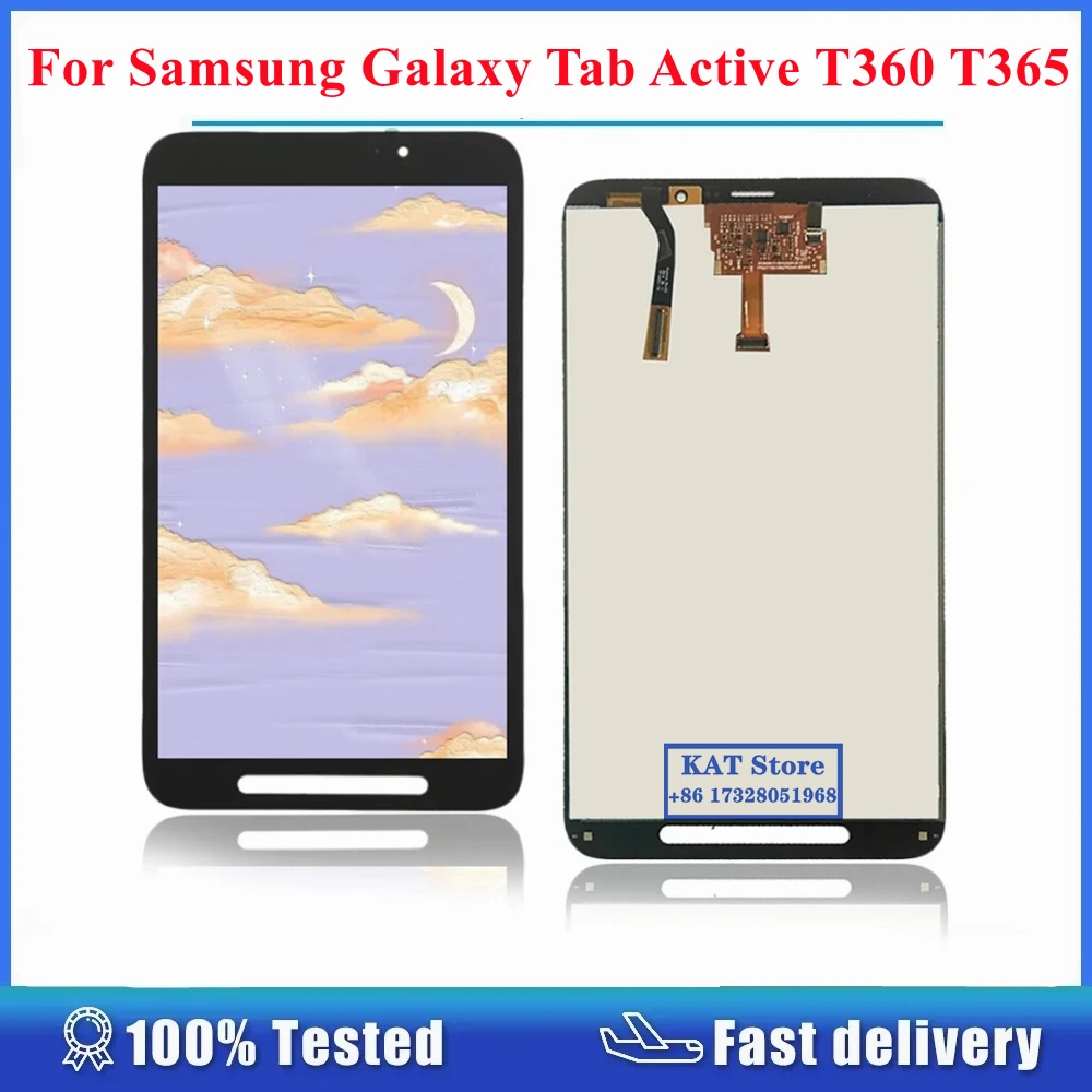 

For Samsung Galaxy Tab Active WIFI T360 3G LTE Version T365 LCD Touch Digitizer Full Assembly Replacement Part + Tools