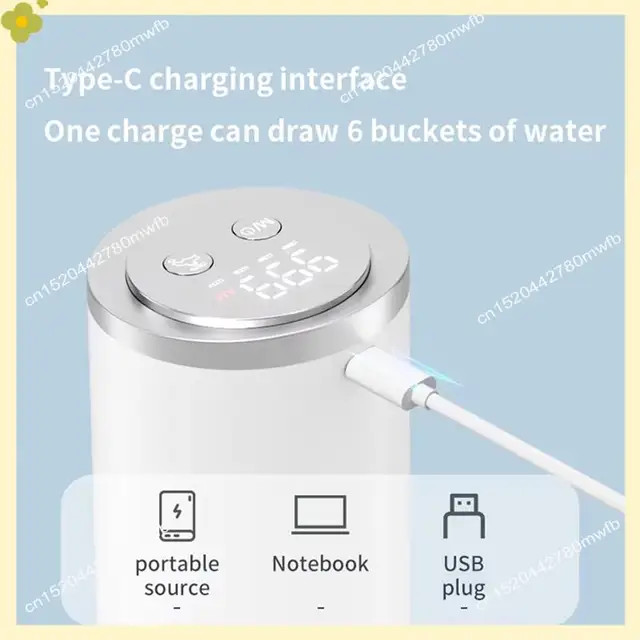 LDHL Foldable And Rechargeable Water Pump Dispenser With TYPE-C Charging, Long-Lasting Battery Performance 4
