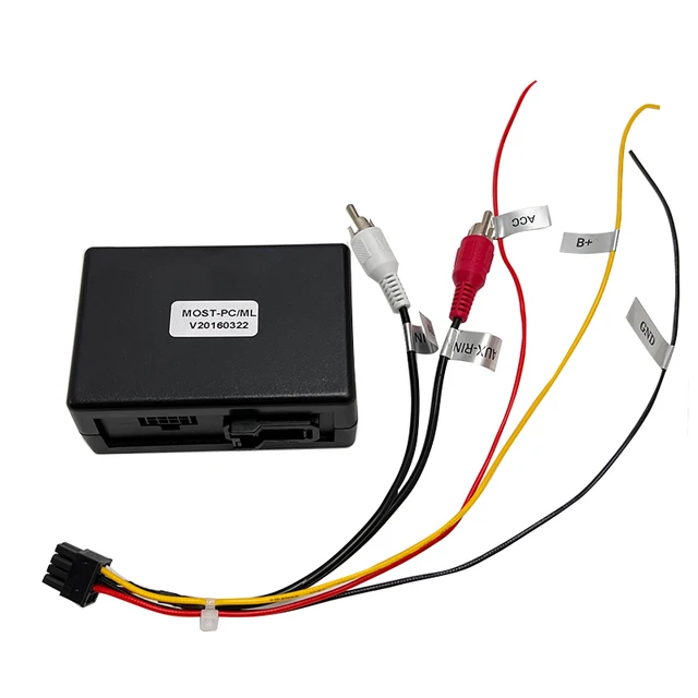 パソコン D2B デジタルデータカー AUX 光ファイバーデコーダーボックス ラジオ