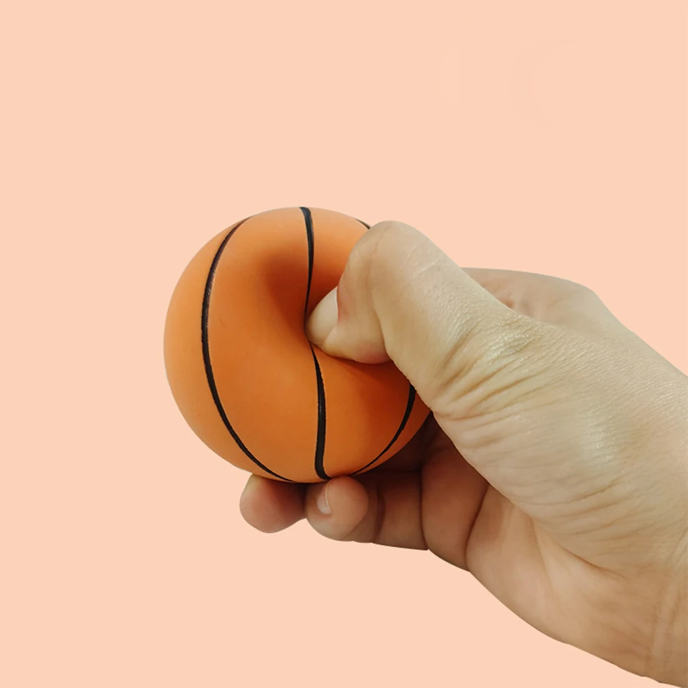 6cm 높이의 탄성 미니 농구공, 부드러운 소형 풍선 농구공, 높은 탄성의 압력 해소 공, 가족 부모-자녀 게임용