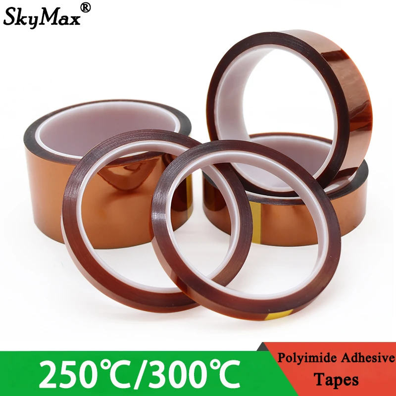 

3mm - 50mm Polyimide Adhesive Tape BGA PCB 3D Printing Board Protection High Temperature Heat Resistant Electronic Insulation