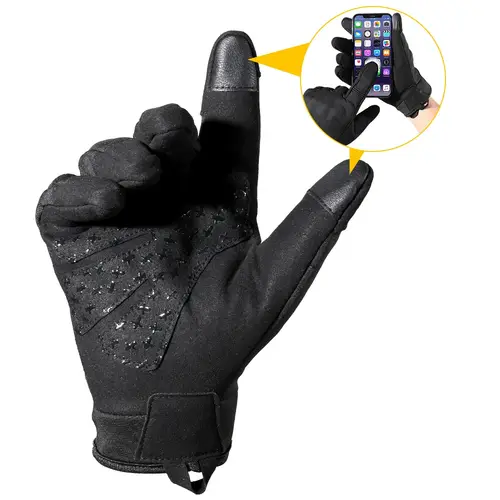 Tactical Gloves Touch Screen Full Finger Glove Hard Shell Fleece Warm Combat Airsoft Hunting Hiking Bicycle Cycling Non-slip Men - Image 4