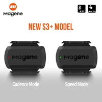 Magene S3+ Speed Cadence Sensor ANT Bluetooth Computer Speedmeter Dual Sensor Bike Accessories Compatible with WahooOnelap Zwift 1
