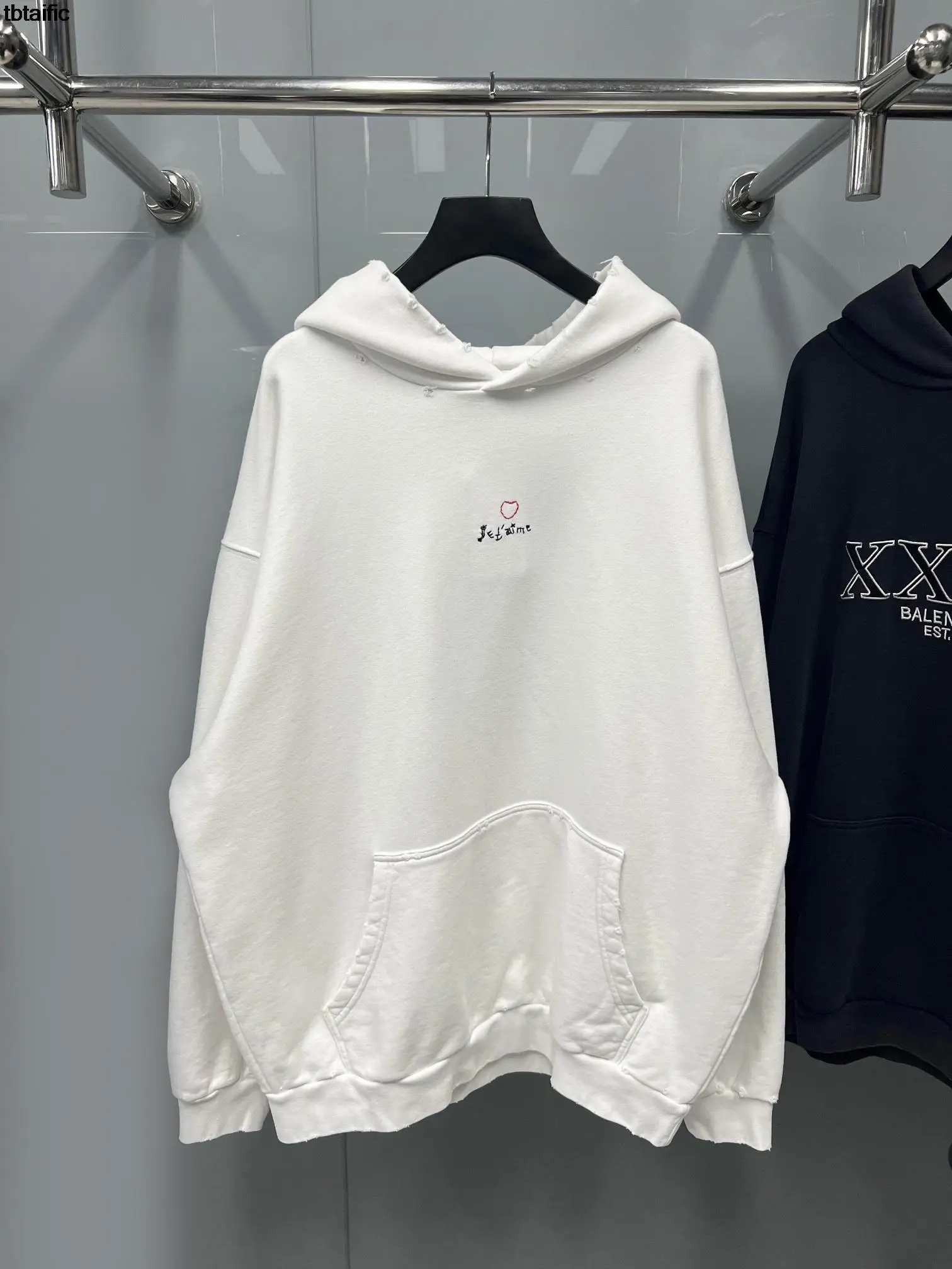 

Black White Hooded Pollovers For Men And Wome Classic High Quality Fashion Vintage Black White Hooded Pollovers For Men Women