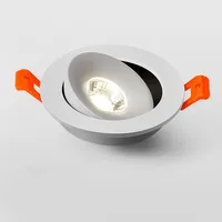Modern Embedded LED Downlight 9W 12W 18W Dimmable Black And White COB Spotlight 360 ° Adjustableindoor Lighting Home Decoration - Image 4