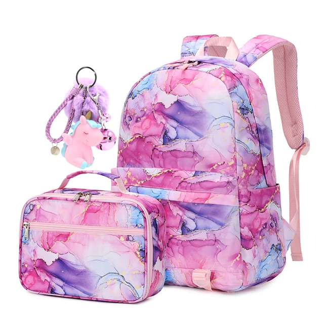 Top Quality Teen Girls Backpack for School Kids Backpack with Lunch Bag  Children Bookbag Set mochilas para estudiantes - AliExpress