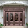Antique Style Entrance, Villa Double Door, Stainless Steel/copper Door, Waterproof and Wear-resistant, Customized Size 3