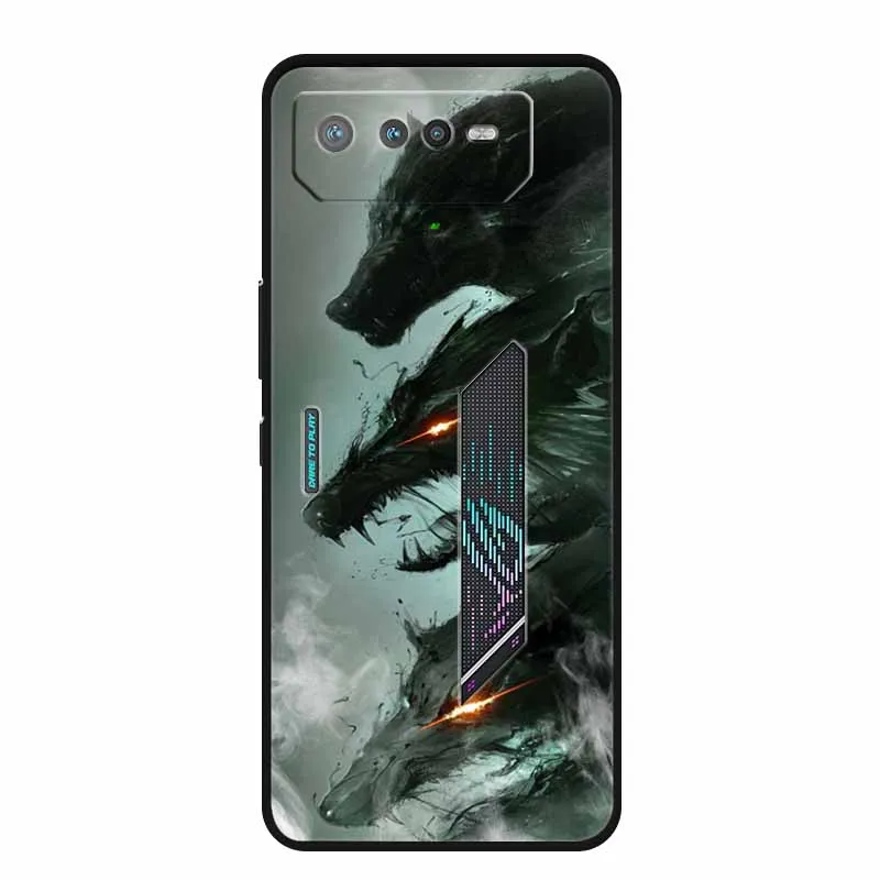 Fashion Soft TPU Silicone Back Case for Asus ROG Phone - Trendy Protective Phone Cover Bumper