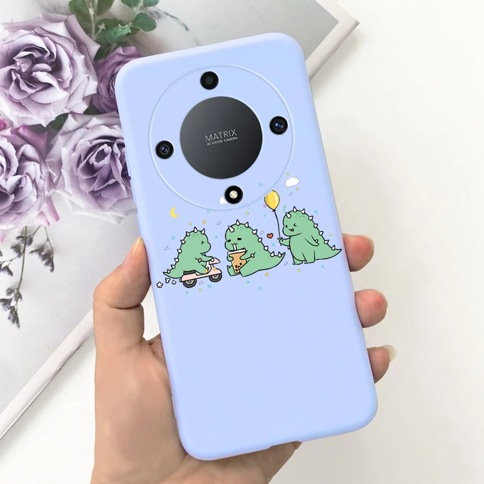 Lovely Cartoon Flower Slim Soft Silicone Phone Case Cover