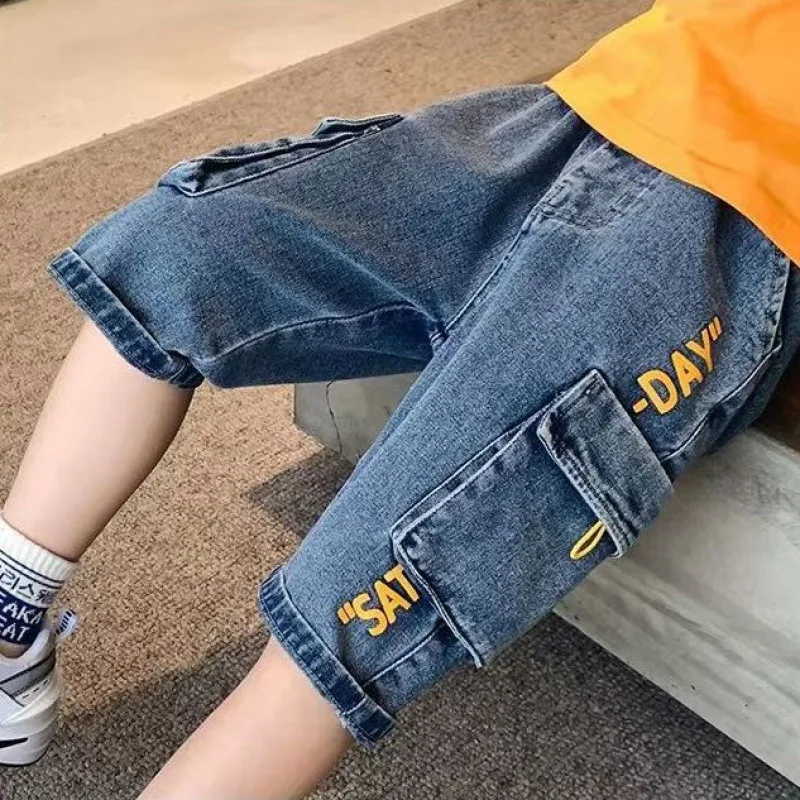 Denim Shorts Children Boy Baby Boy Short Children Jeans Summer Kids