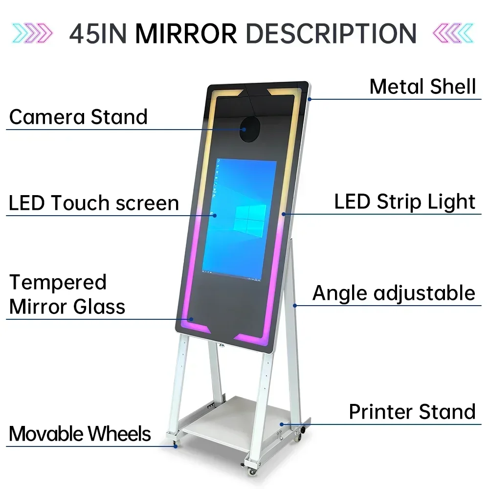 2025 EU new best-selling 65-inch portable selfie photo booth magic photo mirror S7dd9eb9a5c5c4c93a99fc85a7968298aL