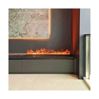 Double Line LED Water Vapor Fireplace Indoor Decorative Mist Electric Fireplaces 1