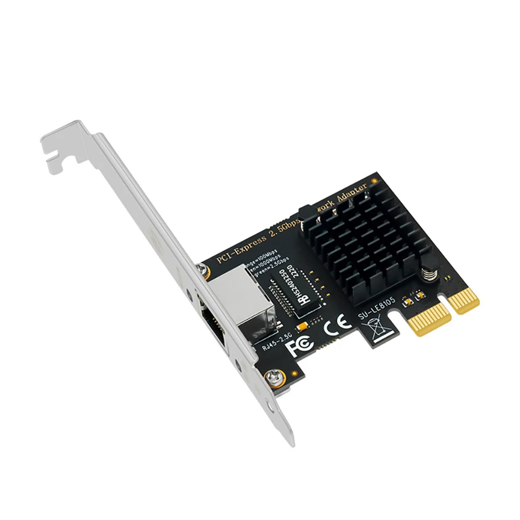 

RTL8125BG Gigabit Ethernet PCI Express сетевая карта 100/1000 Мбит/с 2500 Гбит/с RJ45 LAN PCI-E адаптер конвертер для настольного ПК