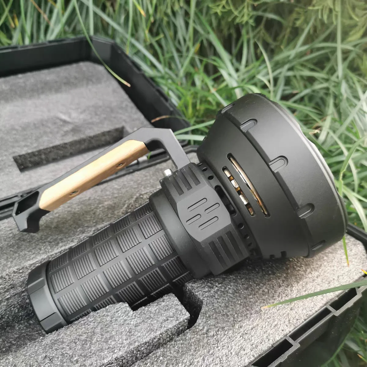 Rechargeable Aluminum Alloy Tactical Flashlight for Hiking Camping