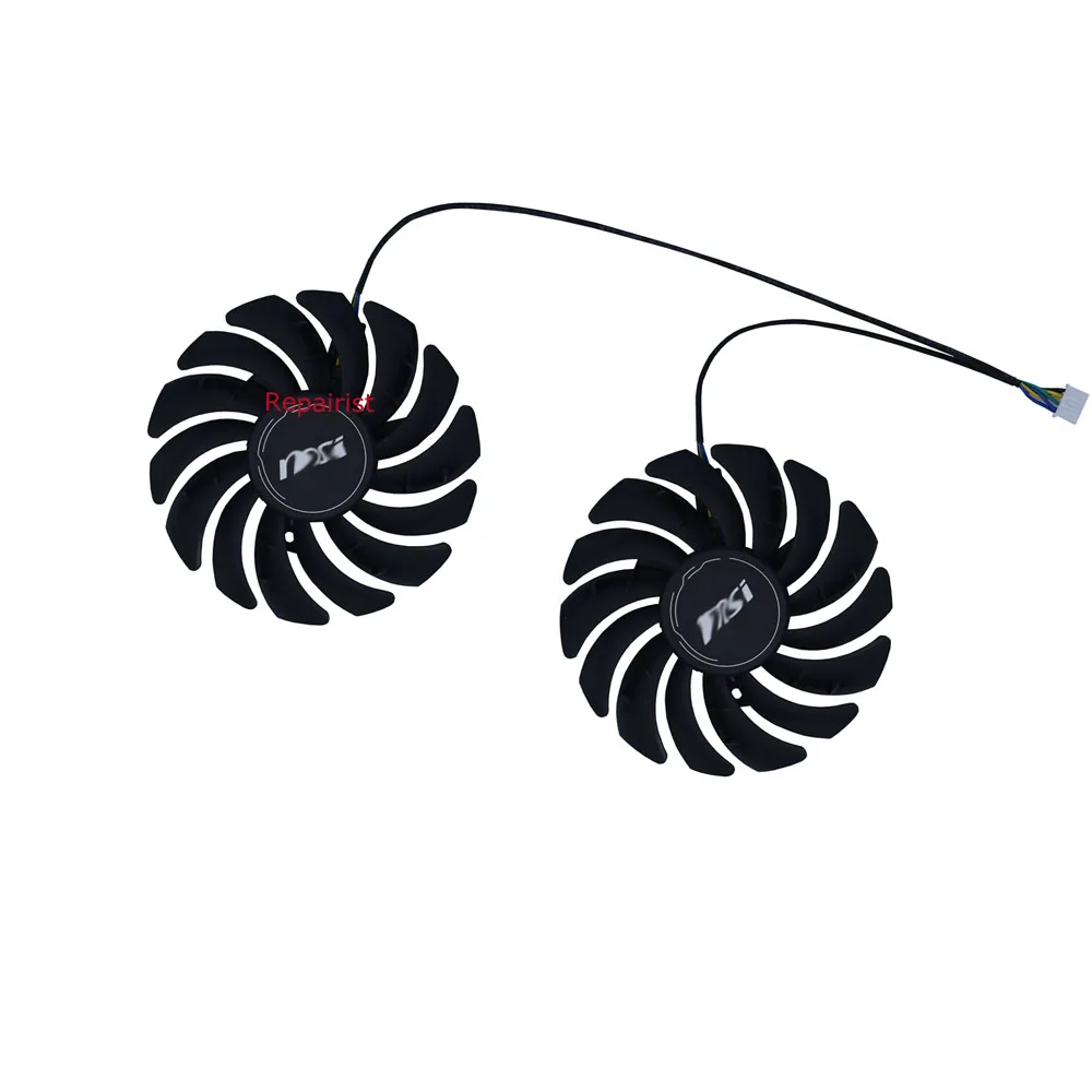 2 Pz/Set, Ventola Della Scheda Grafica Muslimb, Gpu, Per Msi Gtx 1660Ti Gaming X,Per Msi Gtx 1650 Gaming X,Per Msi Gtx1660 Gaming X,Per Msi Gtx 1660 T