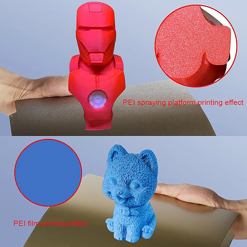 

Магнитная печатная платформа для 3D принтеров, 3D принтер, двухсторонняя текстурированная гладкая пружинная стальная пластина