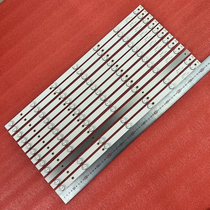 Strisce Di Retroilluminazione A Led 7Led Per Skymaster 65 Sua2505 65 Sua2525 Sansui 65Smx6566Usm Ms-L2819 V1