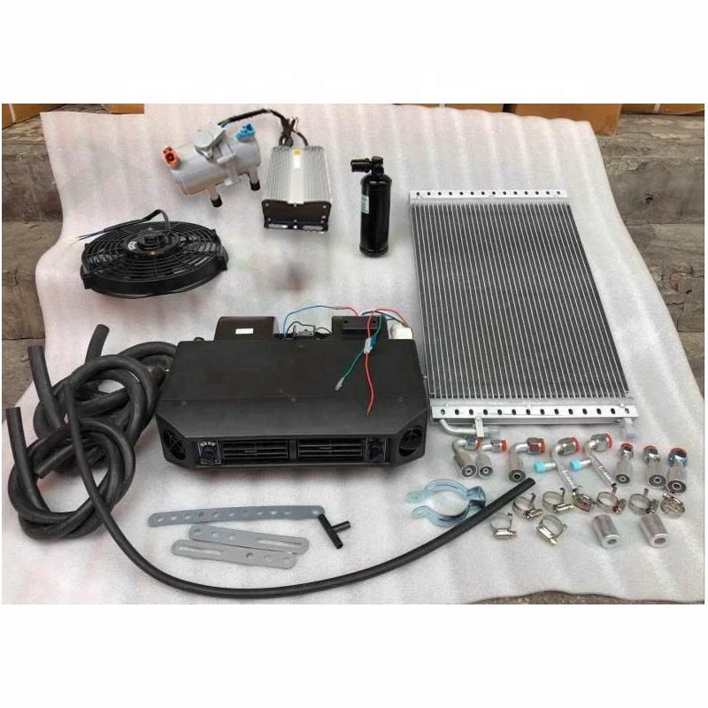 

Under Dash Car Air Conditioning Kit 12V Cooling Evaporator electrical Compressor 3 Level complete air conditioner for old car