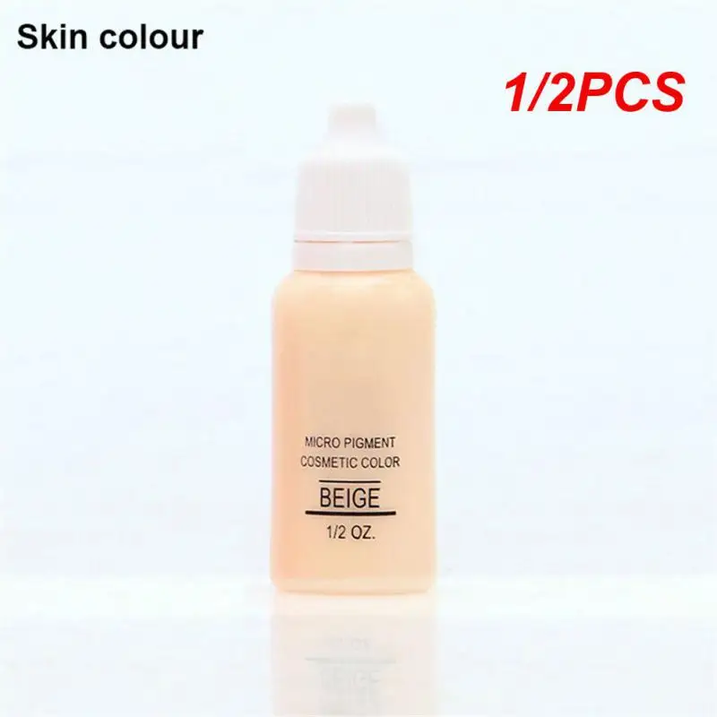 

1/2PCS color 15ml/bottle Permanent Makeup Color Natural Eyebrow dye Plant Tattoo Ink Microblading Pigments For Tattoos Eyebrow