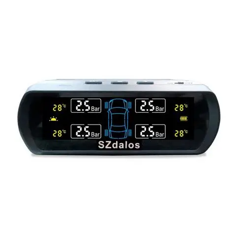 

New Solar tpms car tire pressure monitoring internal TPMS system Tire Pressure Monitoring System Auto wireless solar power