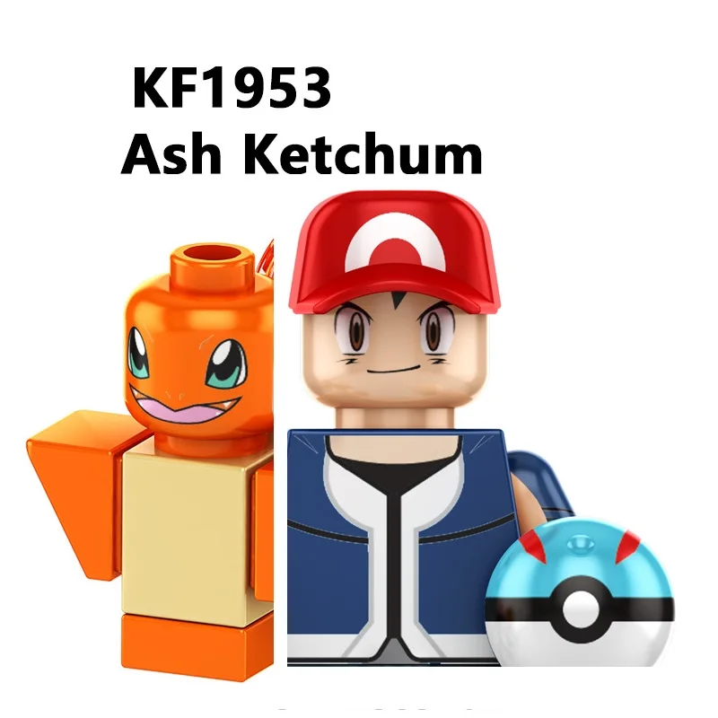 KF6189 Pokémon Pikachu Ash Minifigures - KF1952