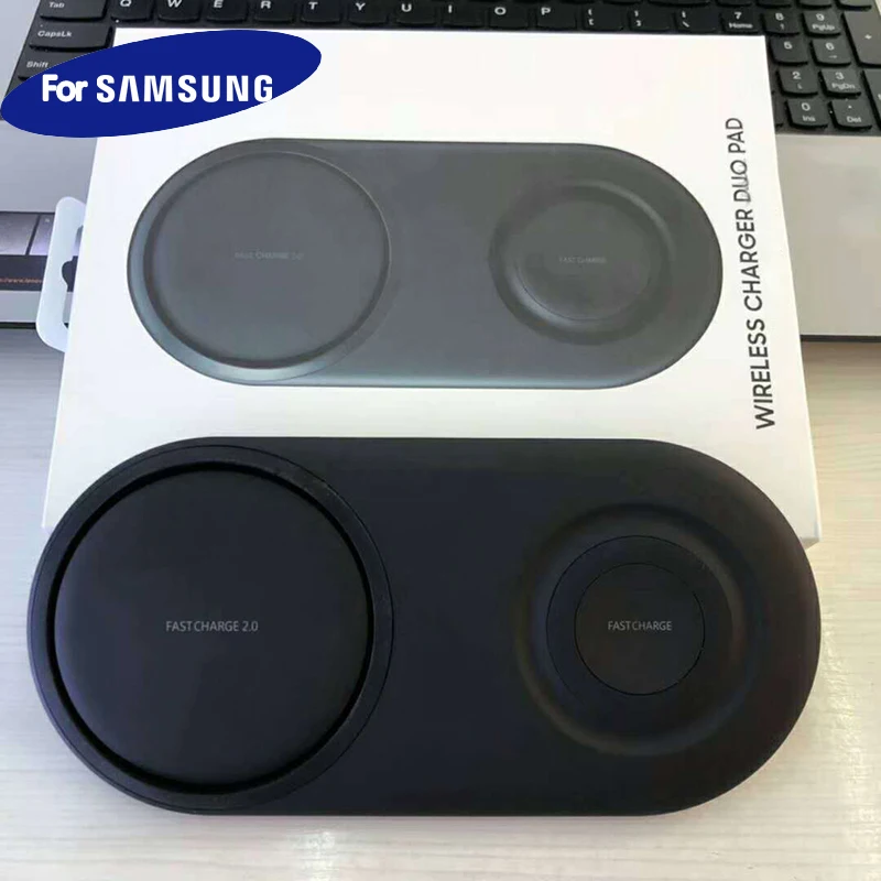 Fast Charge 2.0 25w Wireless Charger Duo Pad For Samsung Galaxy S22 S21