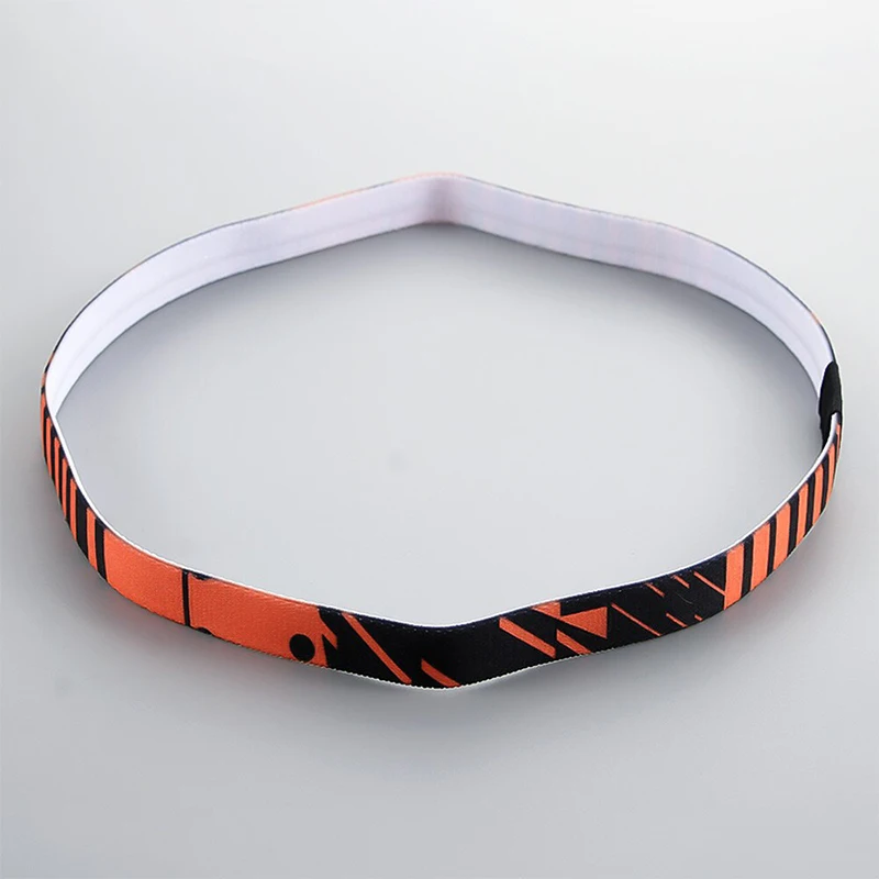 Candy Color Women Men Yoga Hair Bands Sports Headband Non-slip Running Elastic Rubber Sweatband Football Hair Accessories 6PCS sports headbands