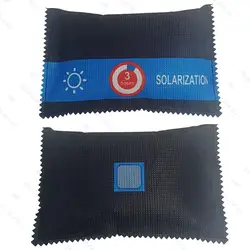 Reusable Silica Gel Moisture Absorbing Bag - Multi-Purpose Dehumidifier (Black mineral)
