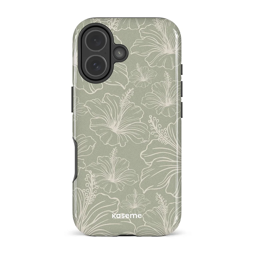 Luxury Korean Floral Double-Layer Phone Case