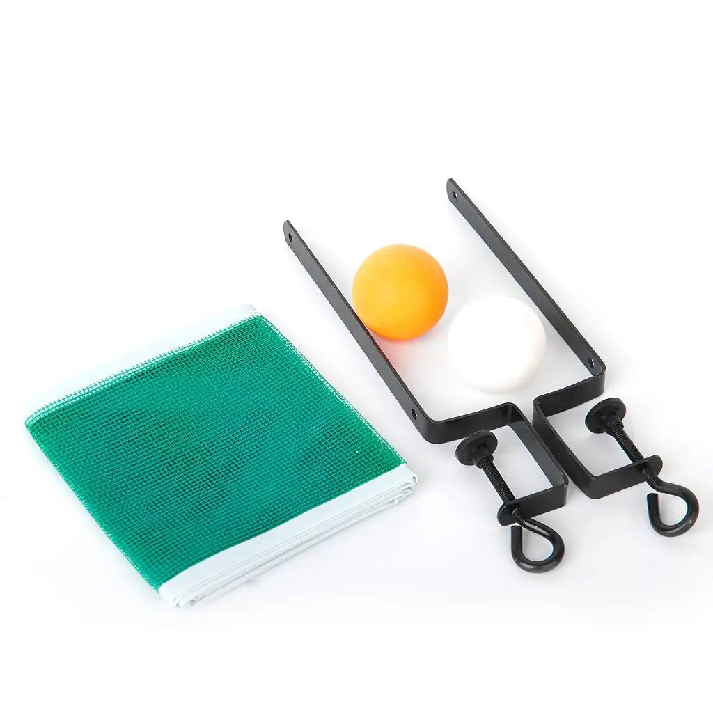 탁구장 세트 2 공 클램프 작은 그물 스포츠 장난감, 키즈 파티 재미