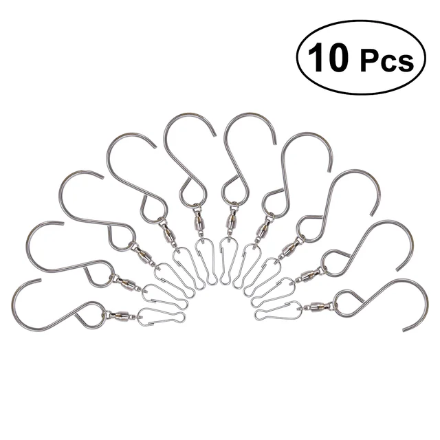 10 Darabos Lógó S Forgó Klipek Szélhorgok Fonógépek Horgok Chimes Kert Szél